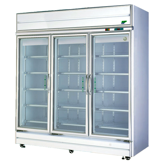 Three-Door Showcase Refrigerator