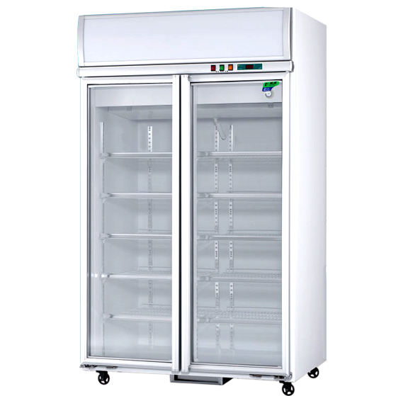Double-Door Showcase Refrigerator