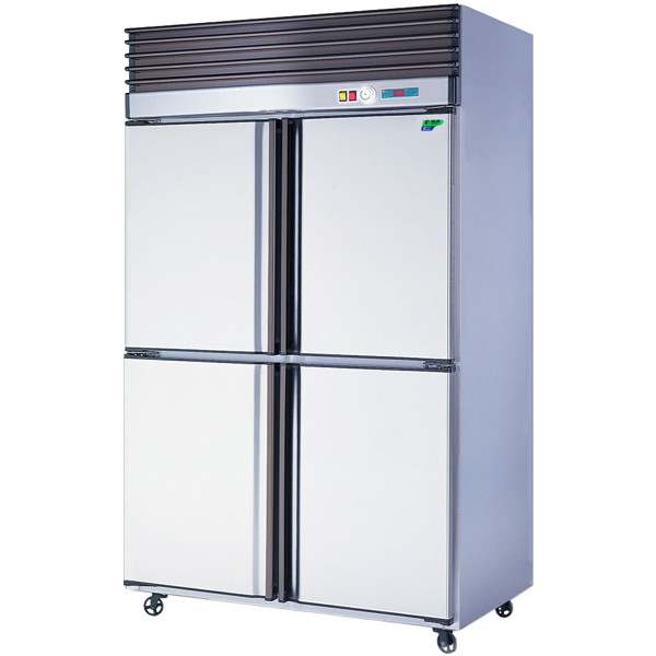 Stainless steel reach-in refrigerators